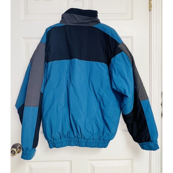 Women’s Ski Jacket Blue Black Size Extra Large Long Sleeve Vintage Lined SkiGear - Picture 2 of 6